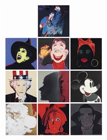 SET OF 10 WORKS: MYTHS by Andy Warhol